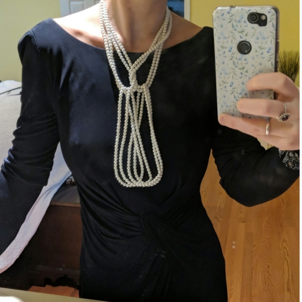 Lisa Freede faux pearl necklace